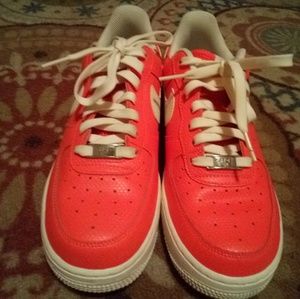 Crimson Orange Air Force Ones -'82